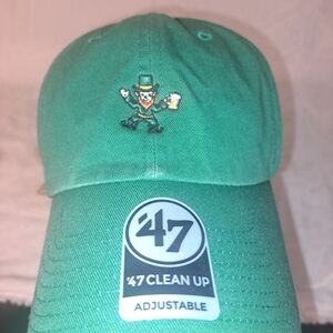Boston Celtics Lucky Leprechaun  Green Adjustable Hat ‘47 Brand